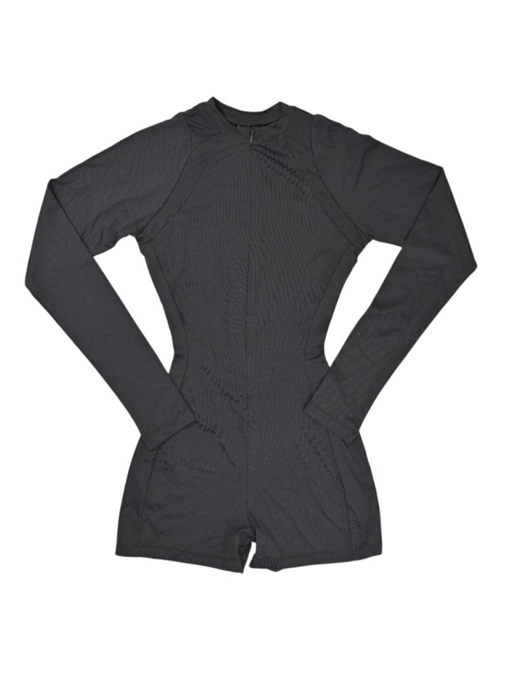 Skims x Nike Airy Long Sleeve One Piece in Obsidian